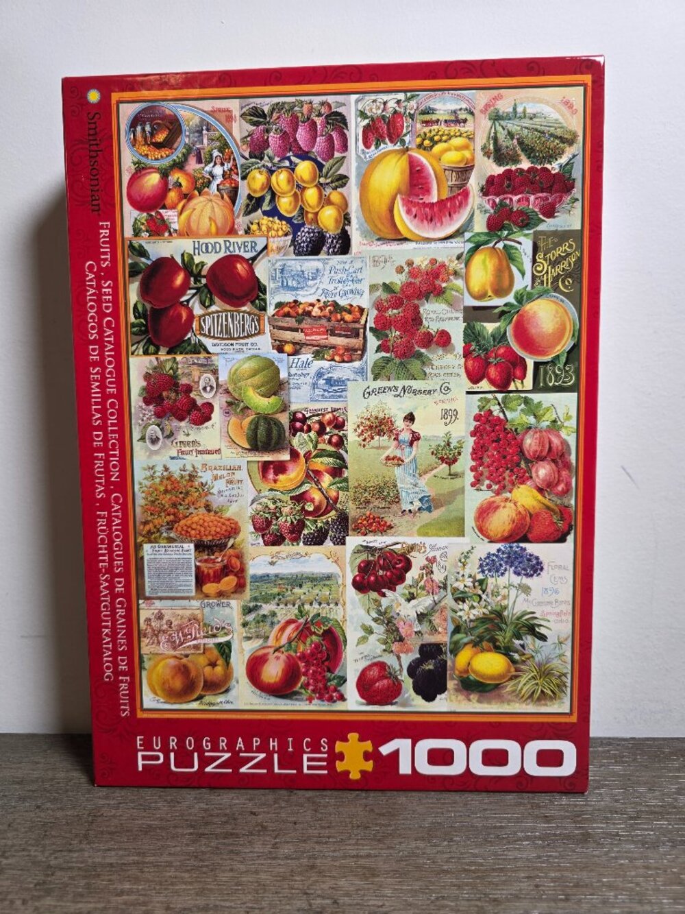 Fruits, Seed Catalogue Collection - 1000 Piece Jigsaw Puzzle by Eurographics